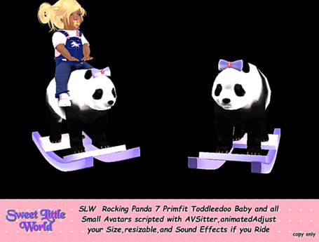 Second Life Marketplace - SLW Rocking Panda